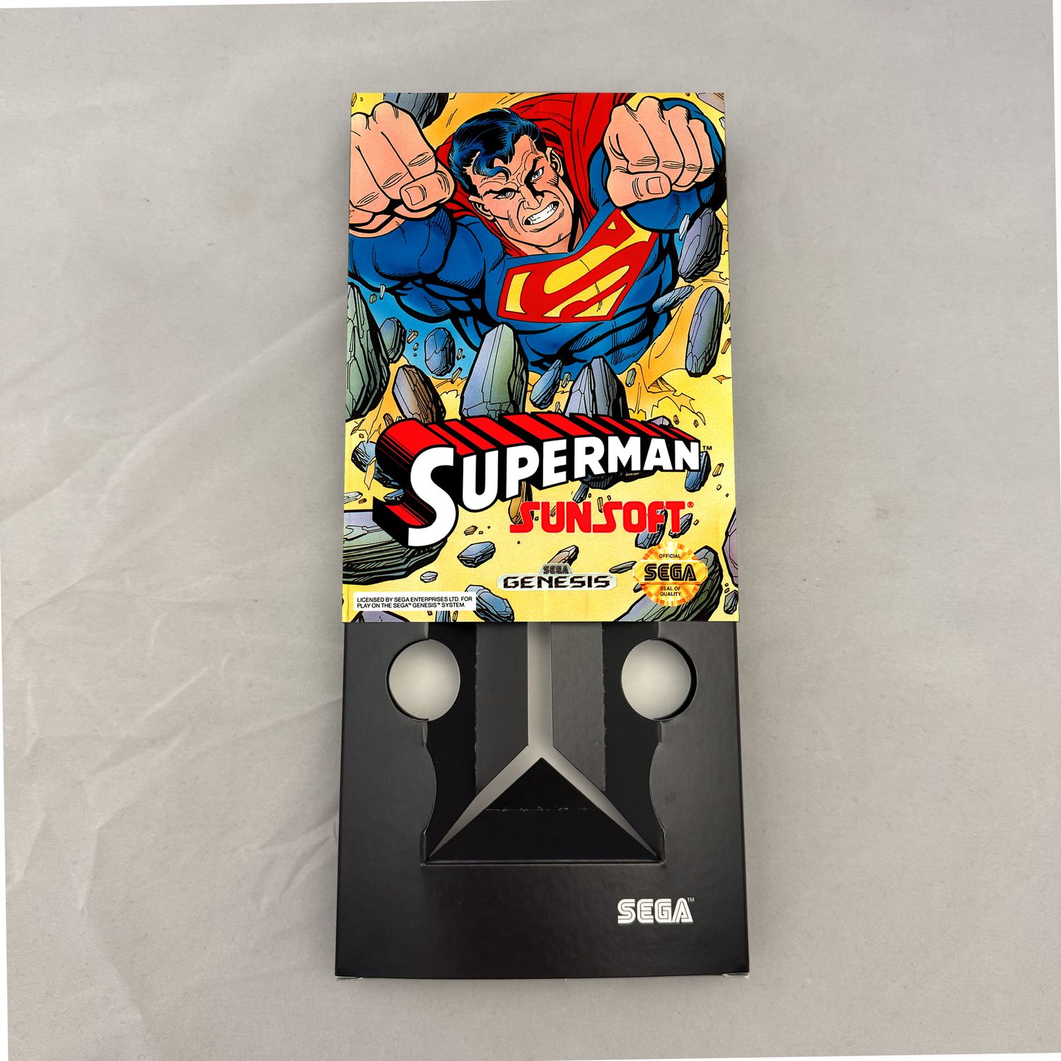 Superman | NTSC | Sega Genesis | Genesis | En | Reproduction Box and Inner Tray