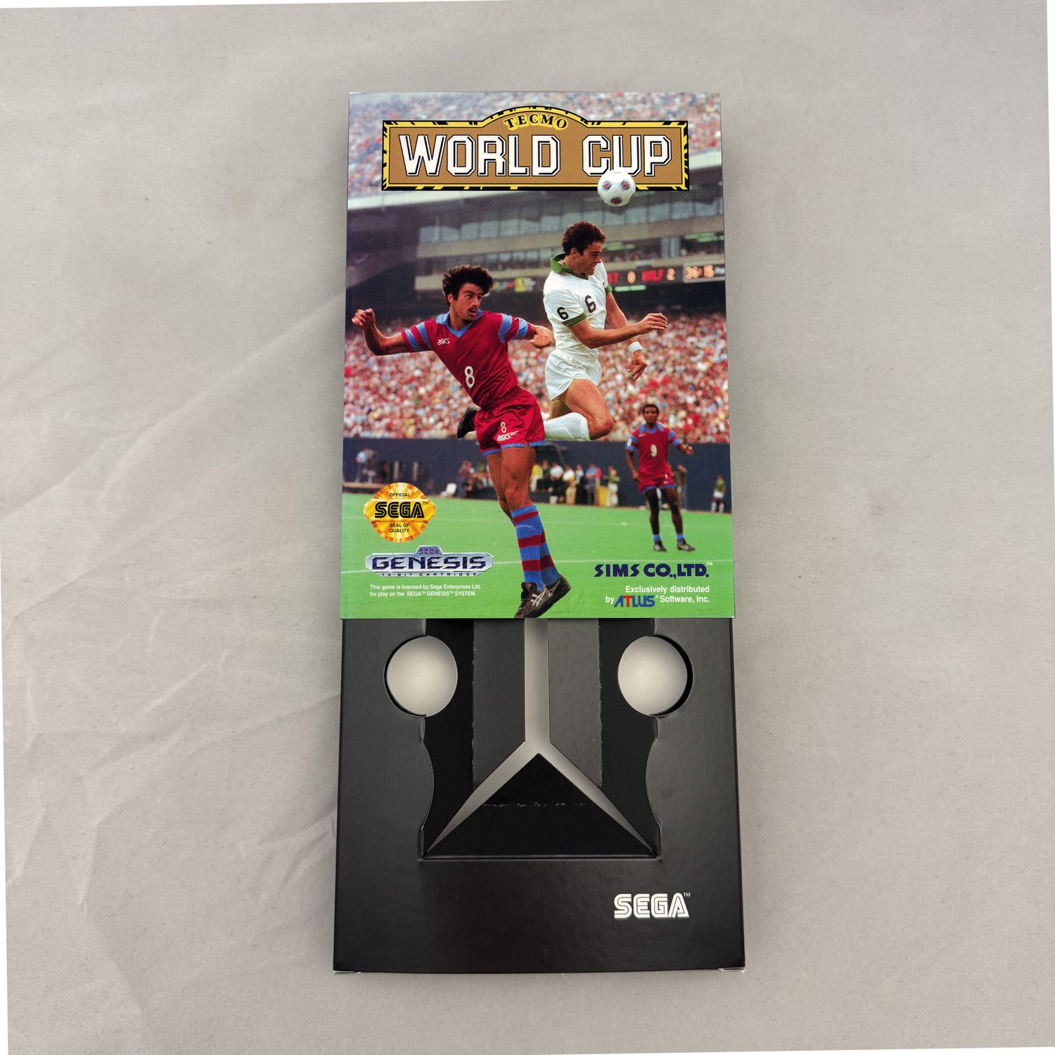 Tecmo World Cup Soccer | NTSC | Sega Genesis | Genesis | En | Reproduction Box and Inner Tray