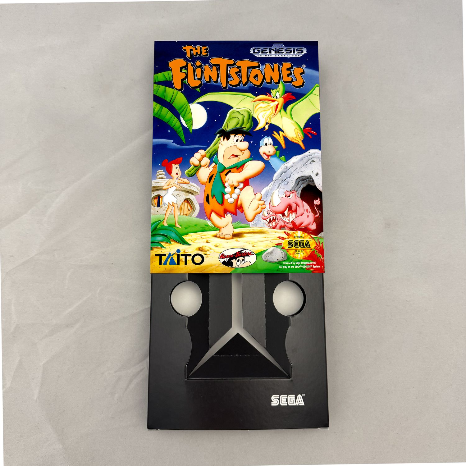 The Flintstones | NTSC | Sega Genesis | Genesis | En | Reproduction Box and Inner Tray