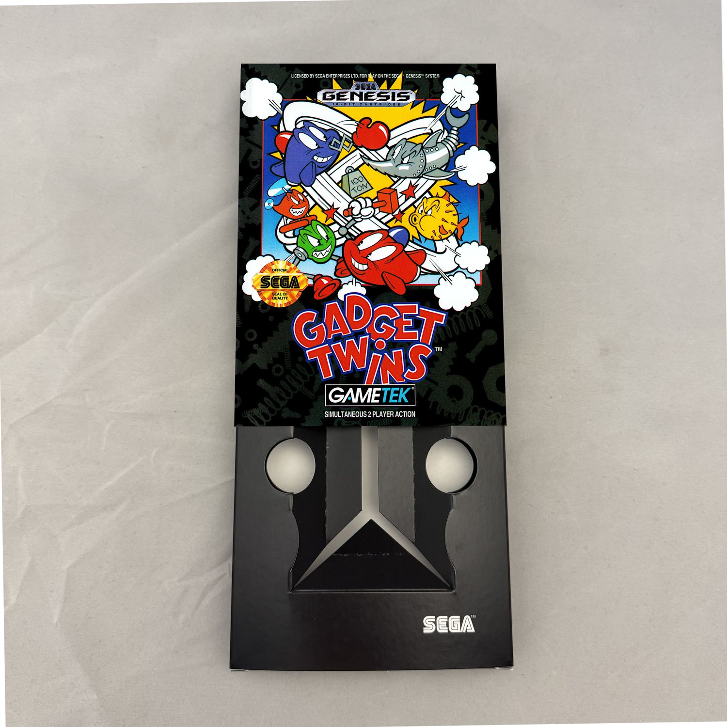 The Gadget Twins | NTSC | Sega Genesis | Genesis | En | Reproduction Box and Inner Tray