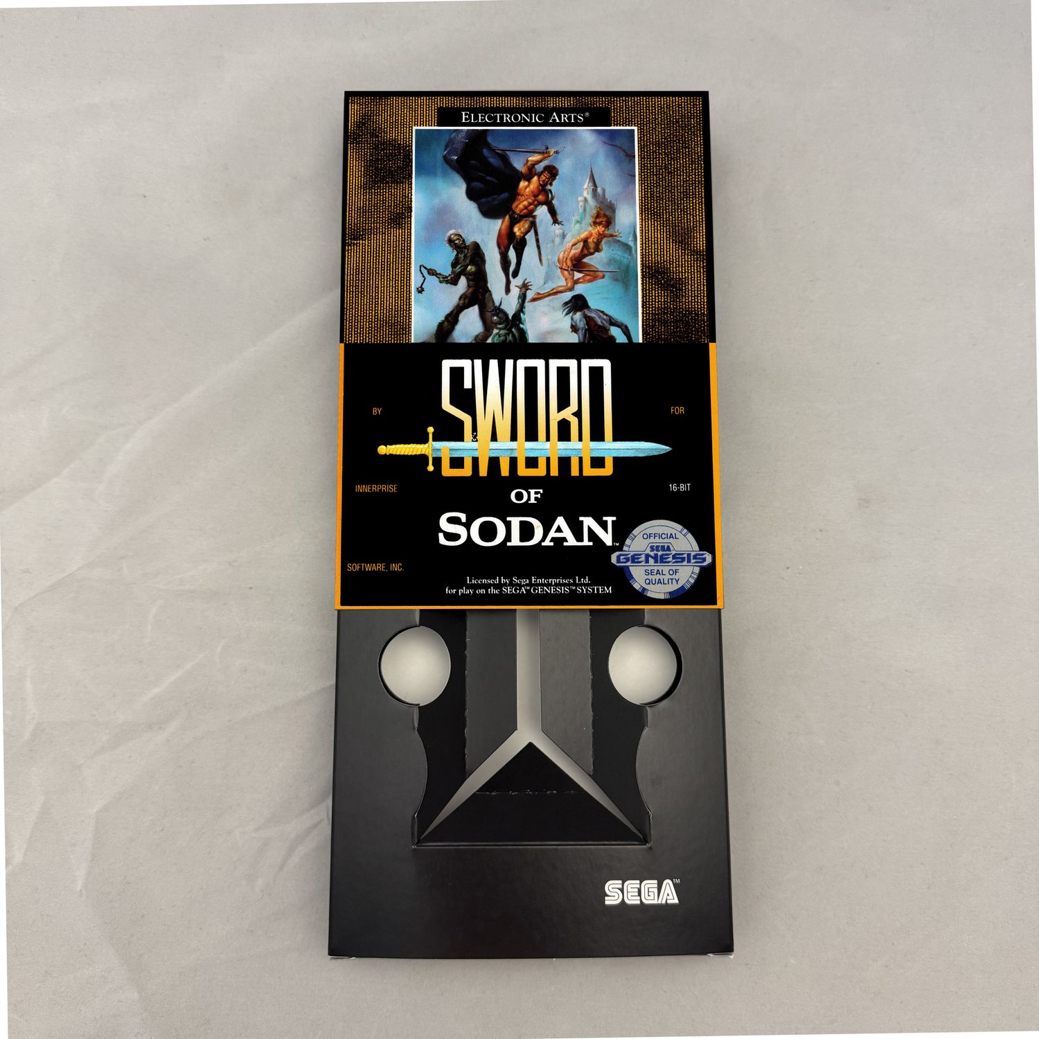 Sword of Sodan | NTSC | Sega Genesis | Genesis | En | Reproduction Box and Inner Tray