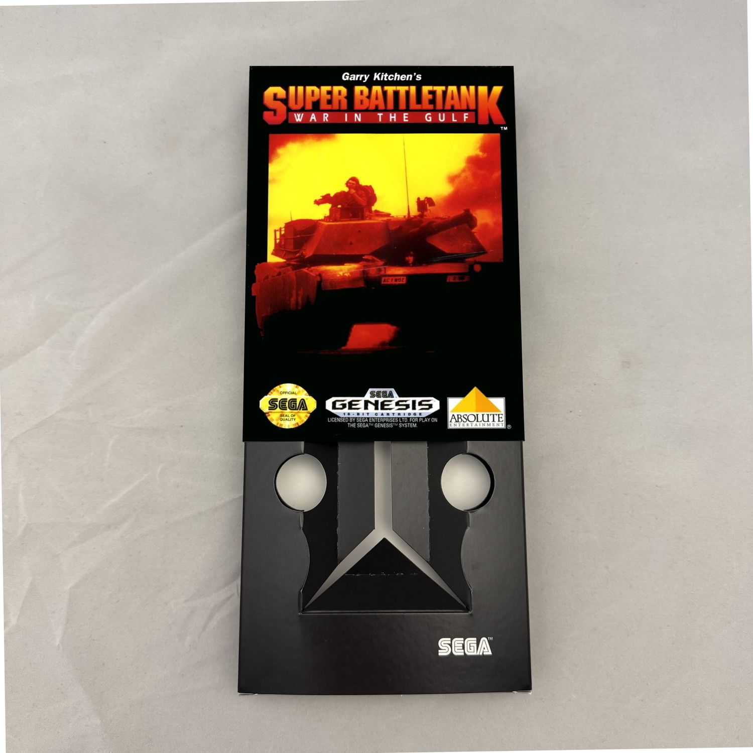Super Battletank: War in the Gulf | NTSC | Sega Genesis | Genesis | En | Reproduction Box and Inner Tray