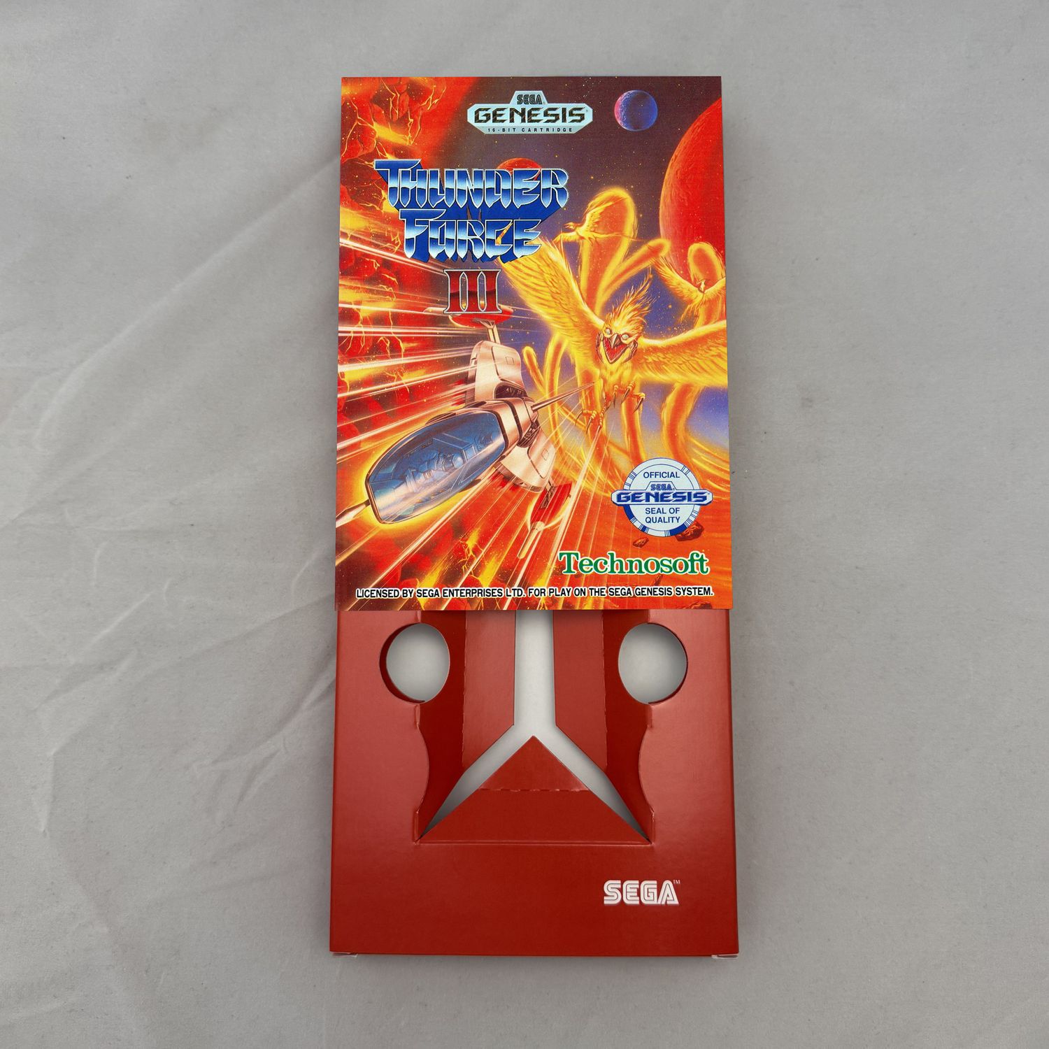 Thunder Force 3 Sega Mega Drive | NTSC | Sega Genesis | Genesis | En | Reproduction Box and Inner Tray