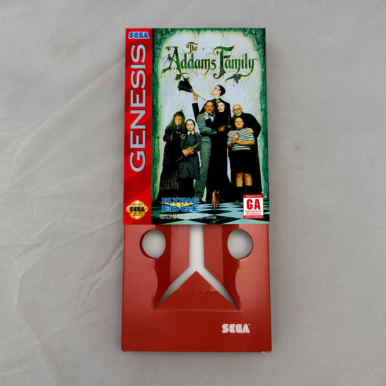 The Addams Family | NTSC | Sega Genesis | Genesis | En | Reproduction Box and Inner Tray