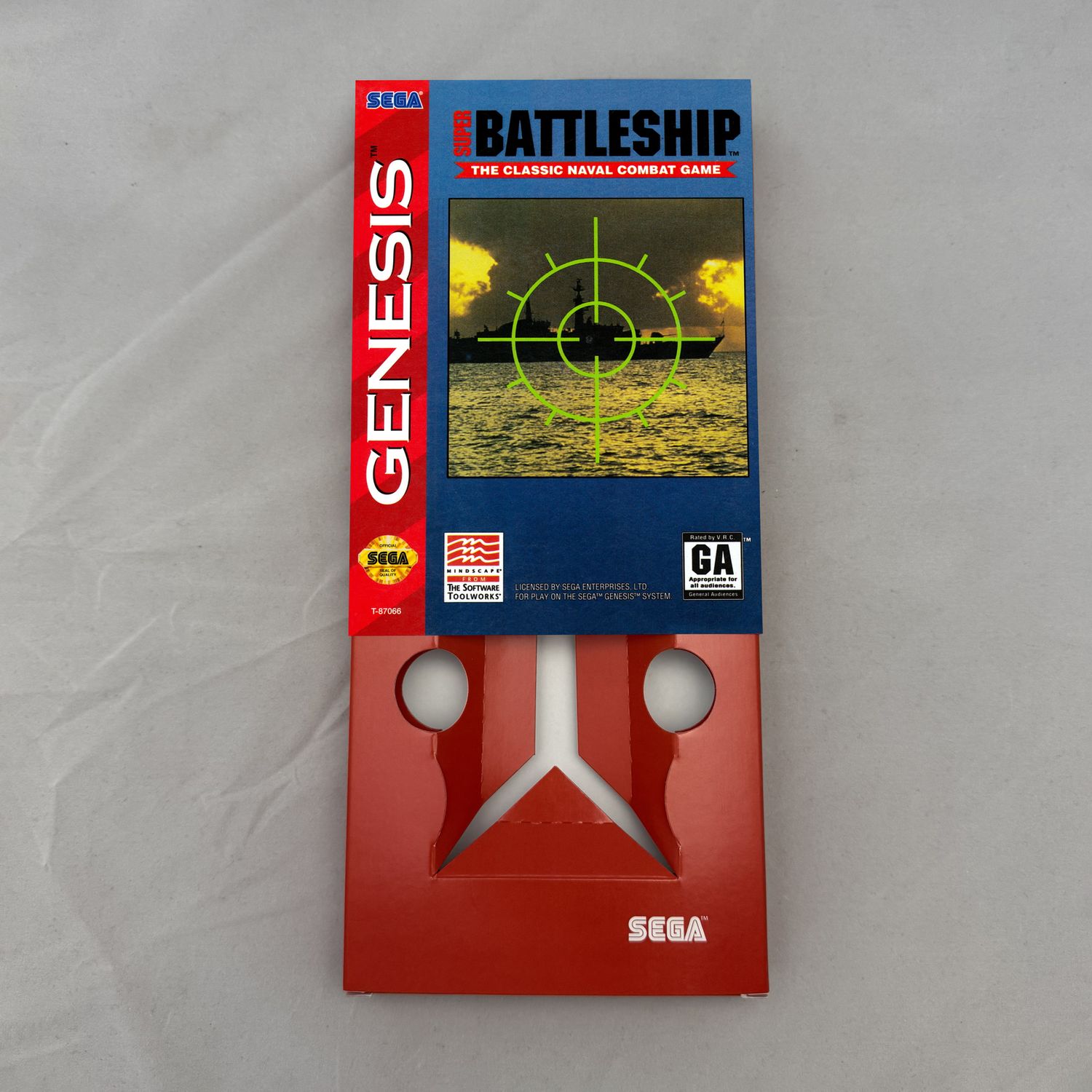 Super Battleship | NTSC | Sega Genesis | Genesis | En | Reproduction Box and Inner Tray