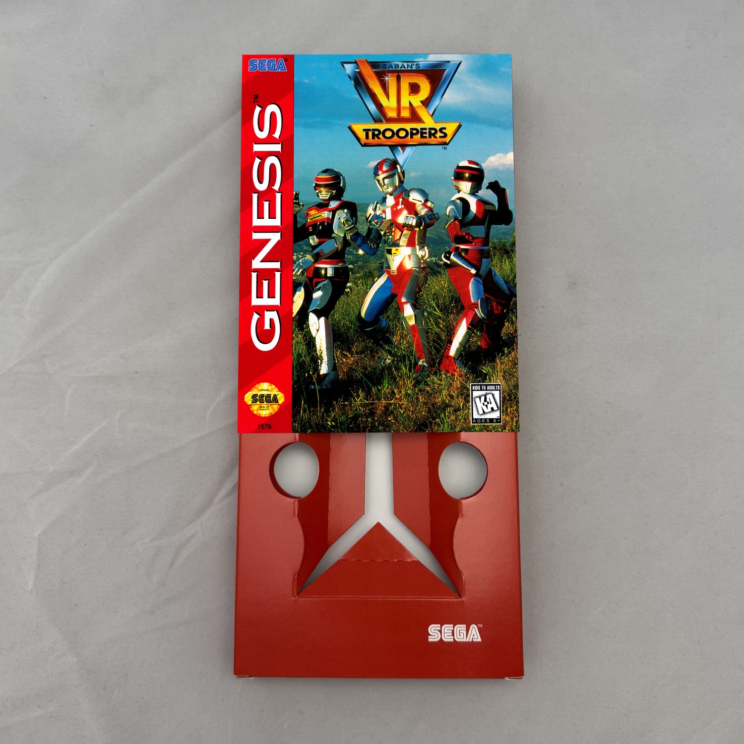 VR Troopers | NTSC | Sega Genesis | Genesis | En | Reproduction Box and Inner Tray