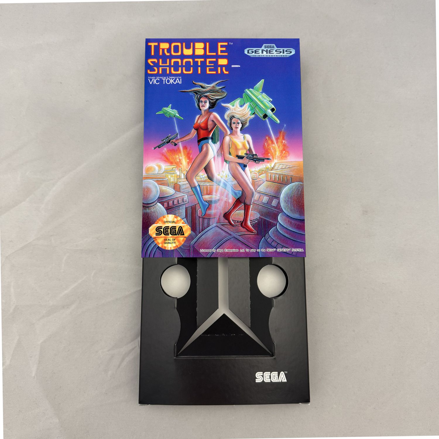 Trouble Shooter | NTSC | Sega Genesis | Genesis | En | Reproduction Box and Inner Tray