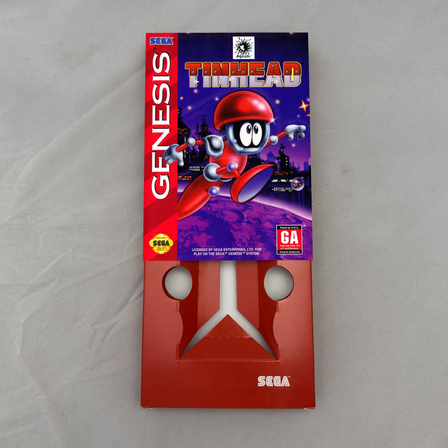 Tinhead | NTSC | Sega Genesis | Genesis | En | Reproduction Box and Inner Tray