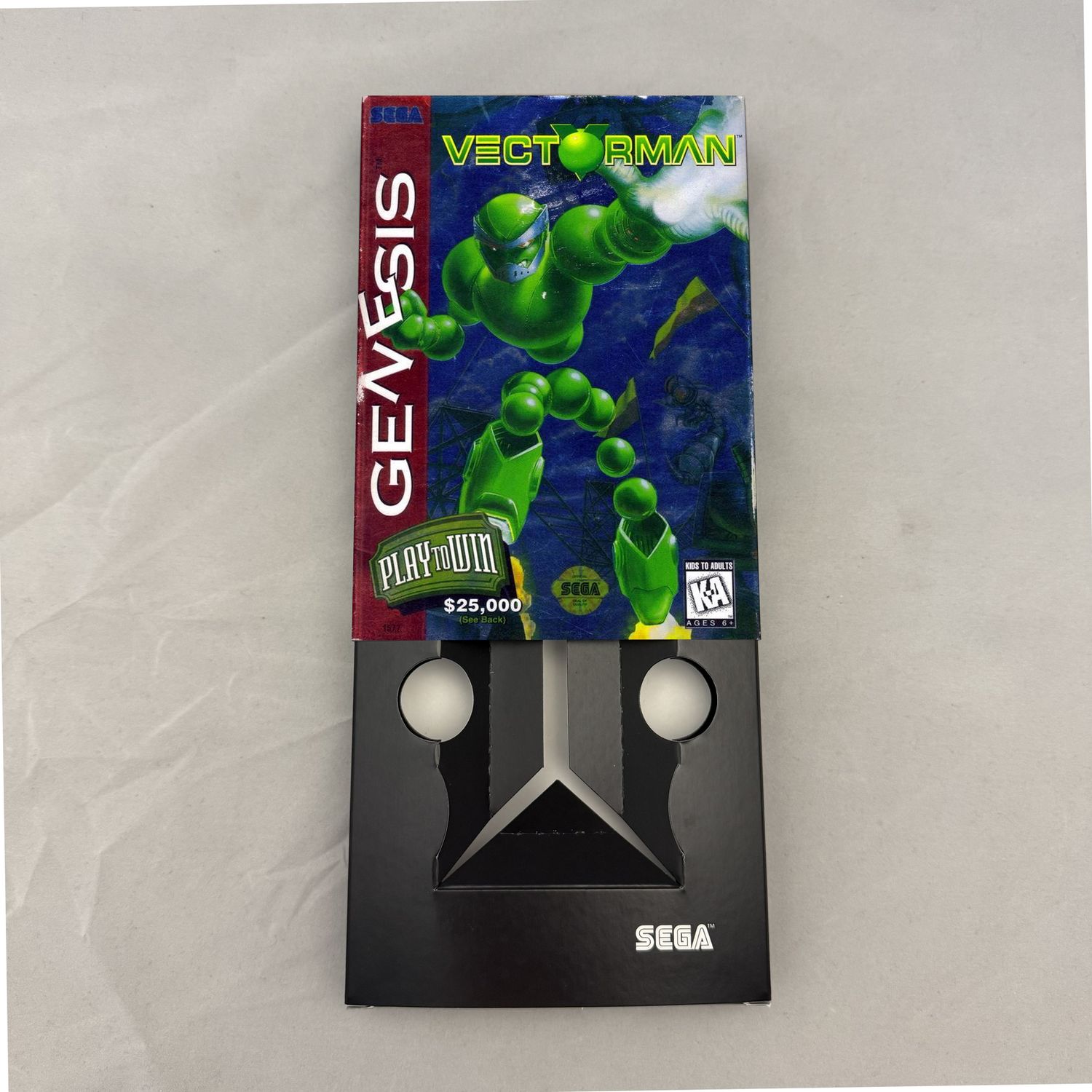 Vectorman | NTSC | Sega Genesis | Genesis | En | Reproduction Box and Inner Tray