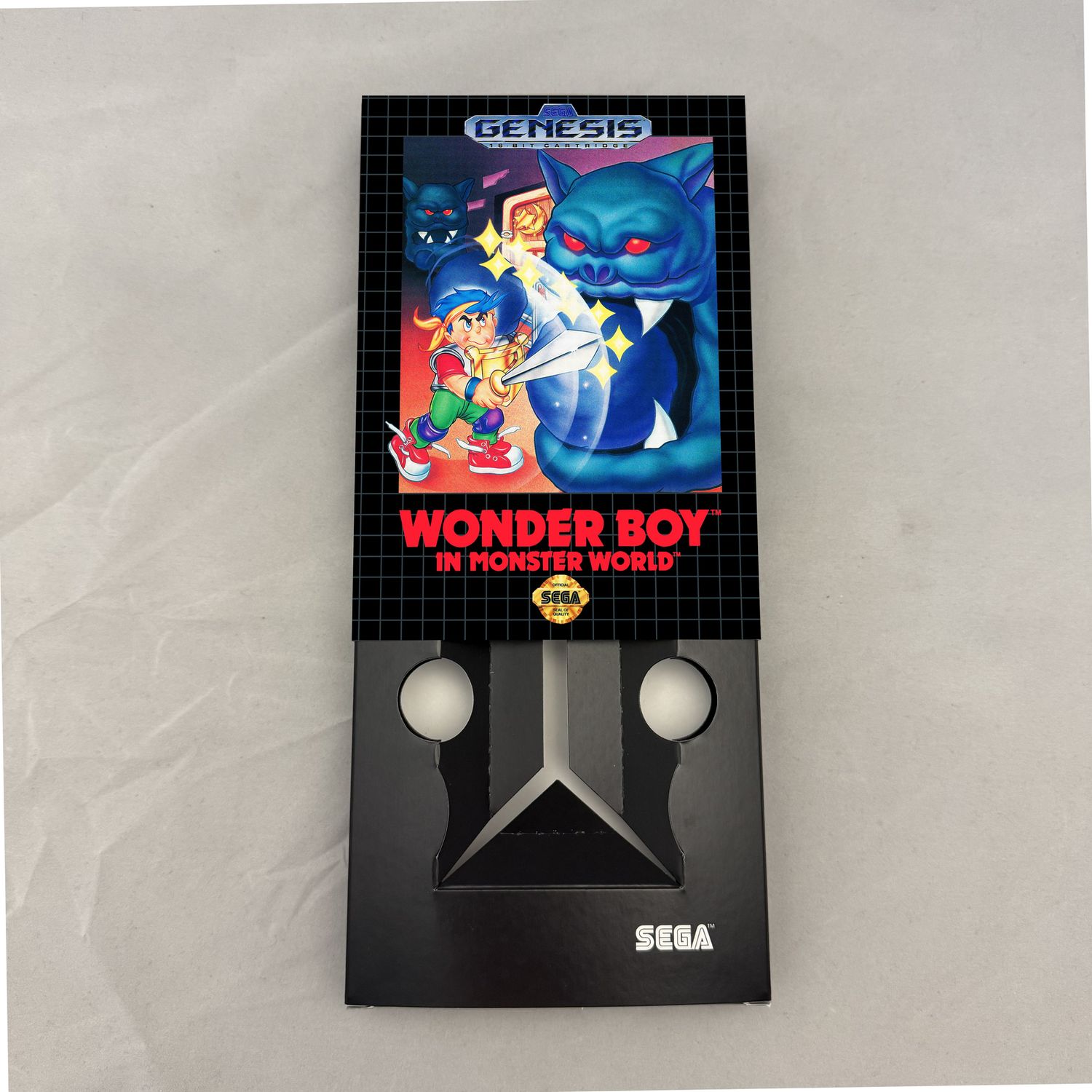 Wonder Boy in Monster World | NTSC | Sega Genesis | Genesis | En | Reproduction Box and Inner Tray
