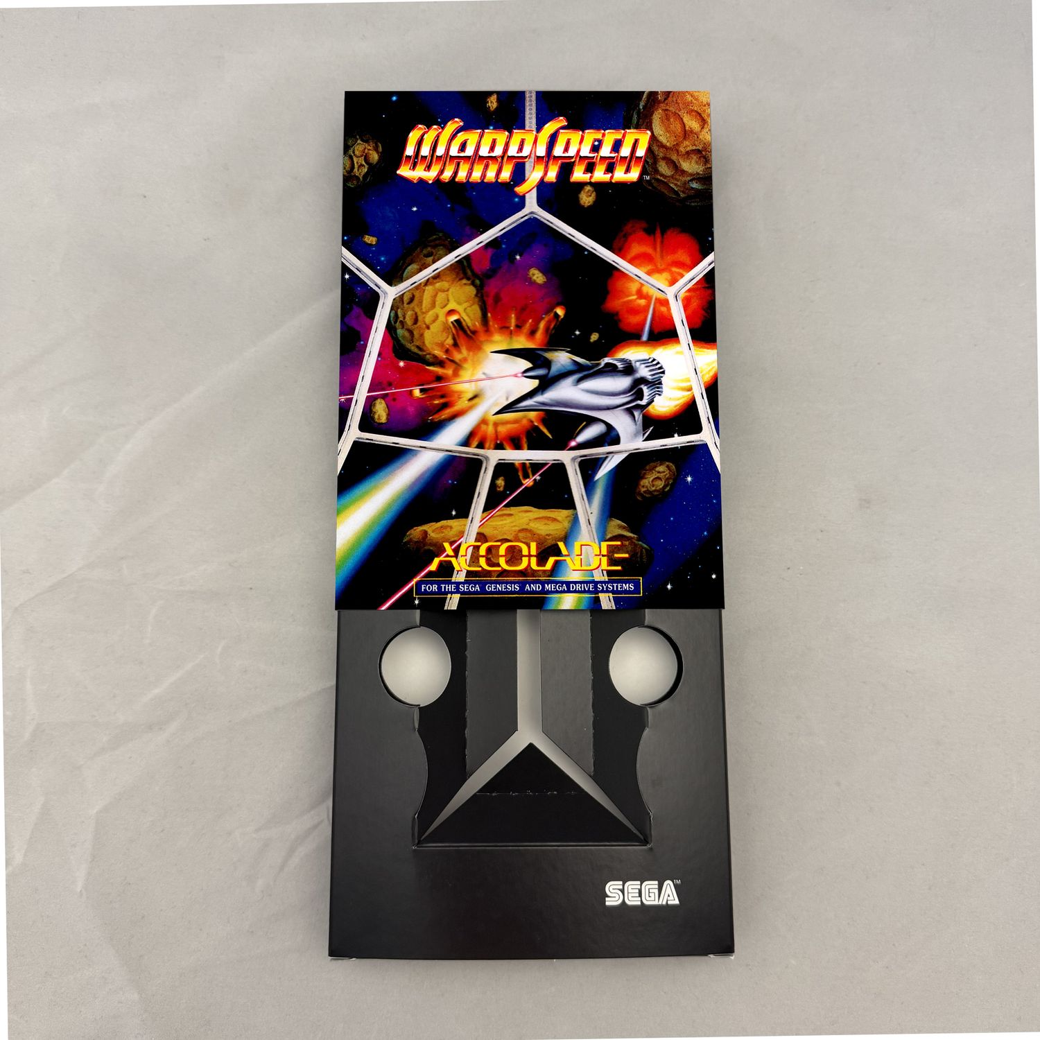 Warpspeed | NTSC | Sega Genesis | Genesis | En | Reproduction Box and Inner Tray