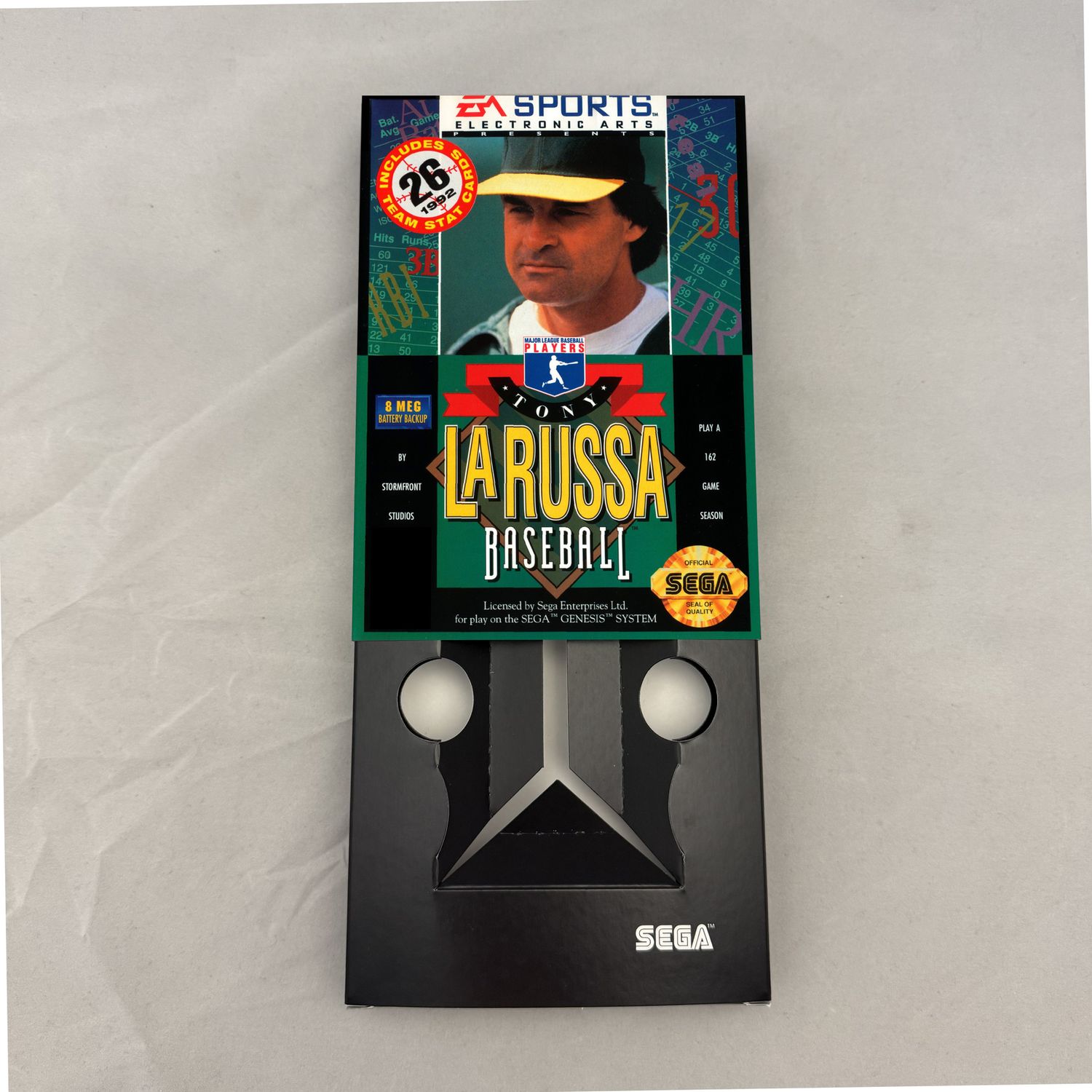 Tony La Russa Baseball | NTSC | Sega Genesis | Genesis | En | Reproduction Box and Inner Tray