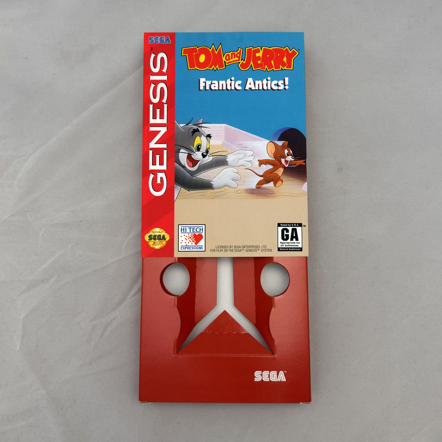 Tom &amp; Jerry: Frantic Antics! | NTSC | Sega Genesis | Genesis | En | Reproduction Box and Inner Tray