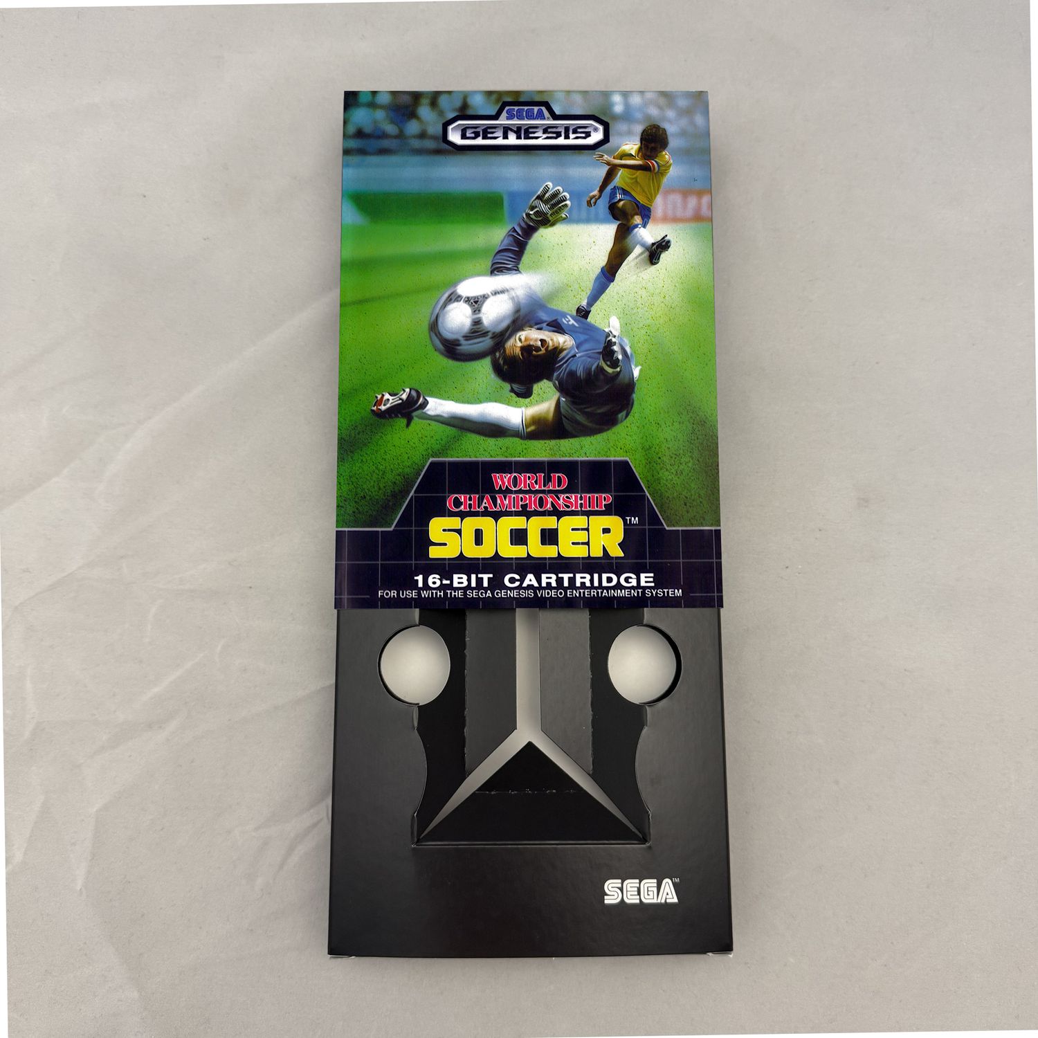 World Championship Soccer | NTSC | Sega Genesis | Genesis | En | Reproduction Box and Inner Tray