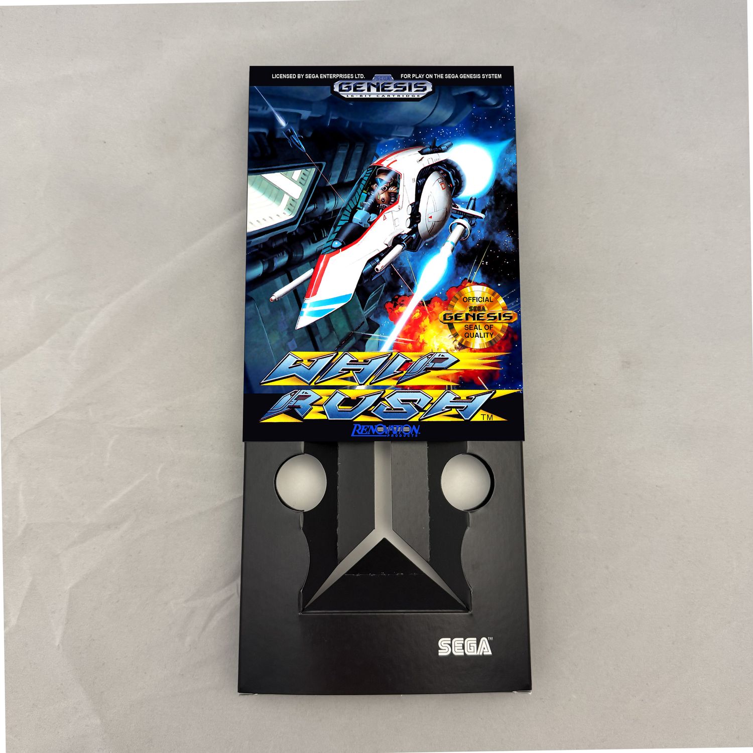 Whip Rush | NTSC | Sega Genesis | Genesis | En | Reproduction Box and Inner Tray