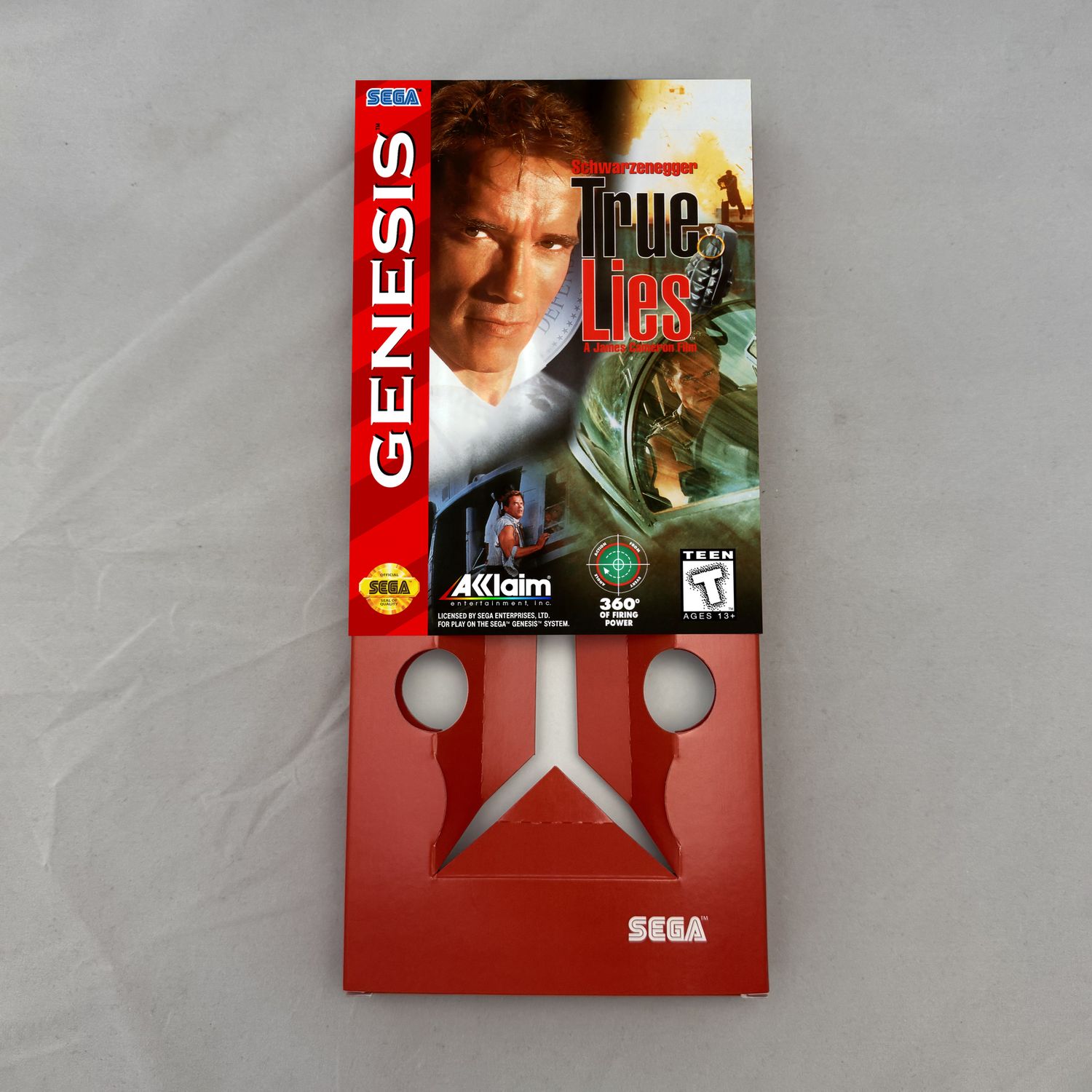 True Lies | NTSC | Sega Genesis | Genesis | En | Reproduction Box and Inner Tray