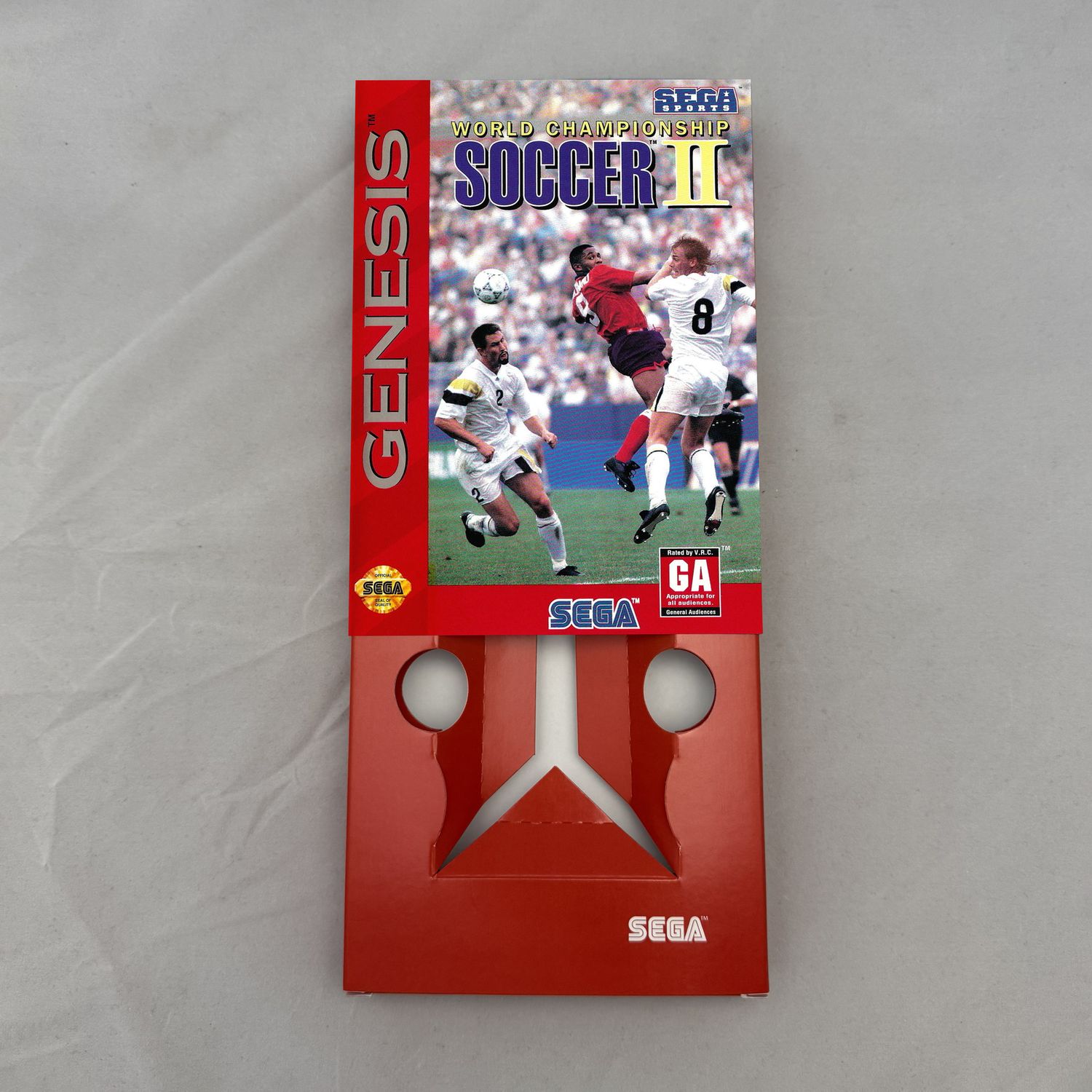 World Championship Soccer 2 | NTSC | Sega Genesis | Genesis | En | Reproduction Box and Inner Tray