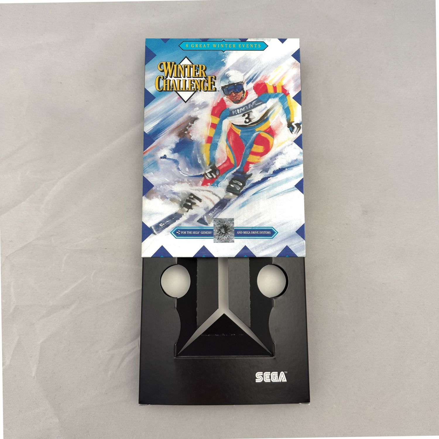 Winter Challenge | NTSC | Sega Genesis | Genesis | En | Reproduction Box and Inner Tray