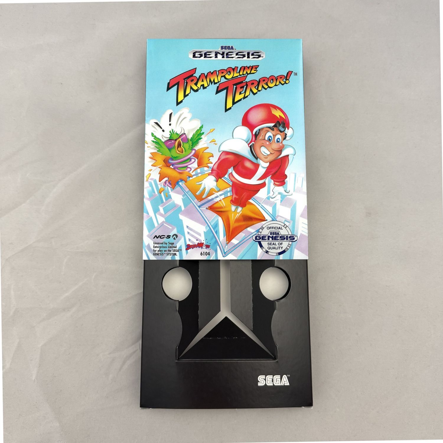 Trampoline Terror! | NTSC | Sega Genesis | Genesis | En | Reproduction Box and Inner Tray