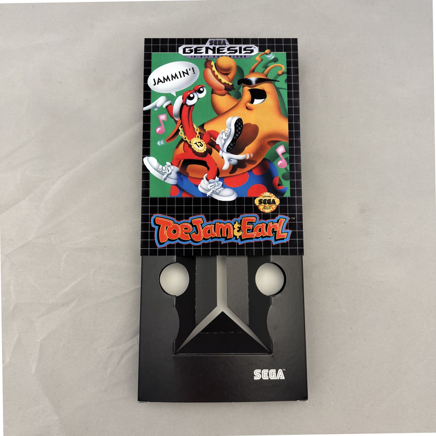Toejam &amp; Earl | NTSC | Sega Genesis | Genesis | En | Reproduction Box and Inner Tray