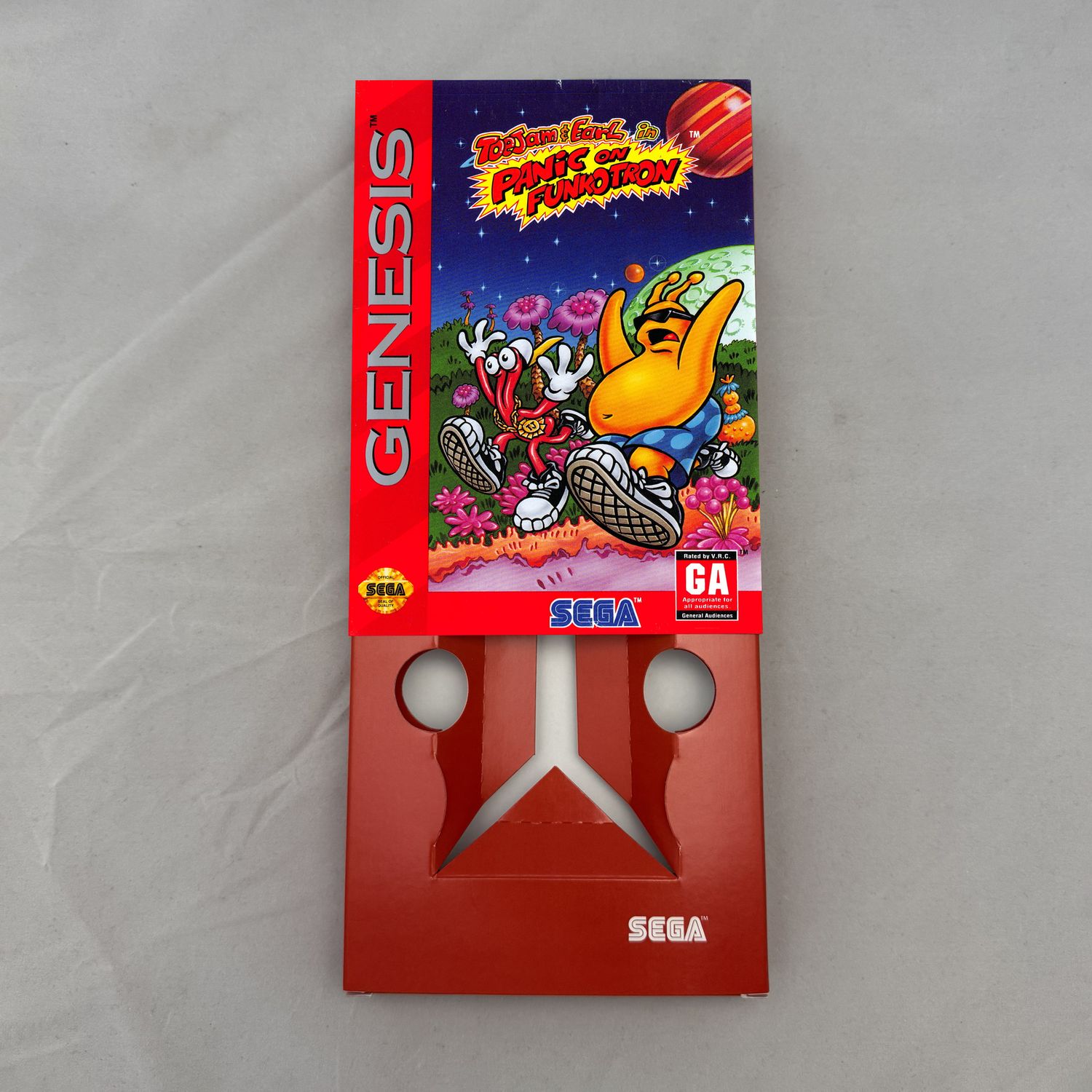 Toejam &amp; Earl in Panic on Funkotron | NTSC | Sega Genesis | Genesis | En | Reproduction Box and Inner Tray