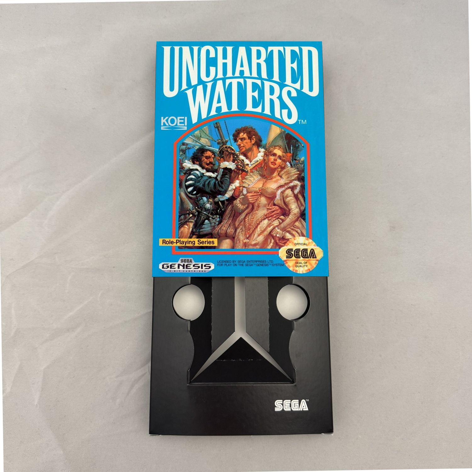 Uncharted Waters | NTSC | Sega Genesis | Genesis | En | Reproduction Box and Inner Tray