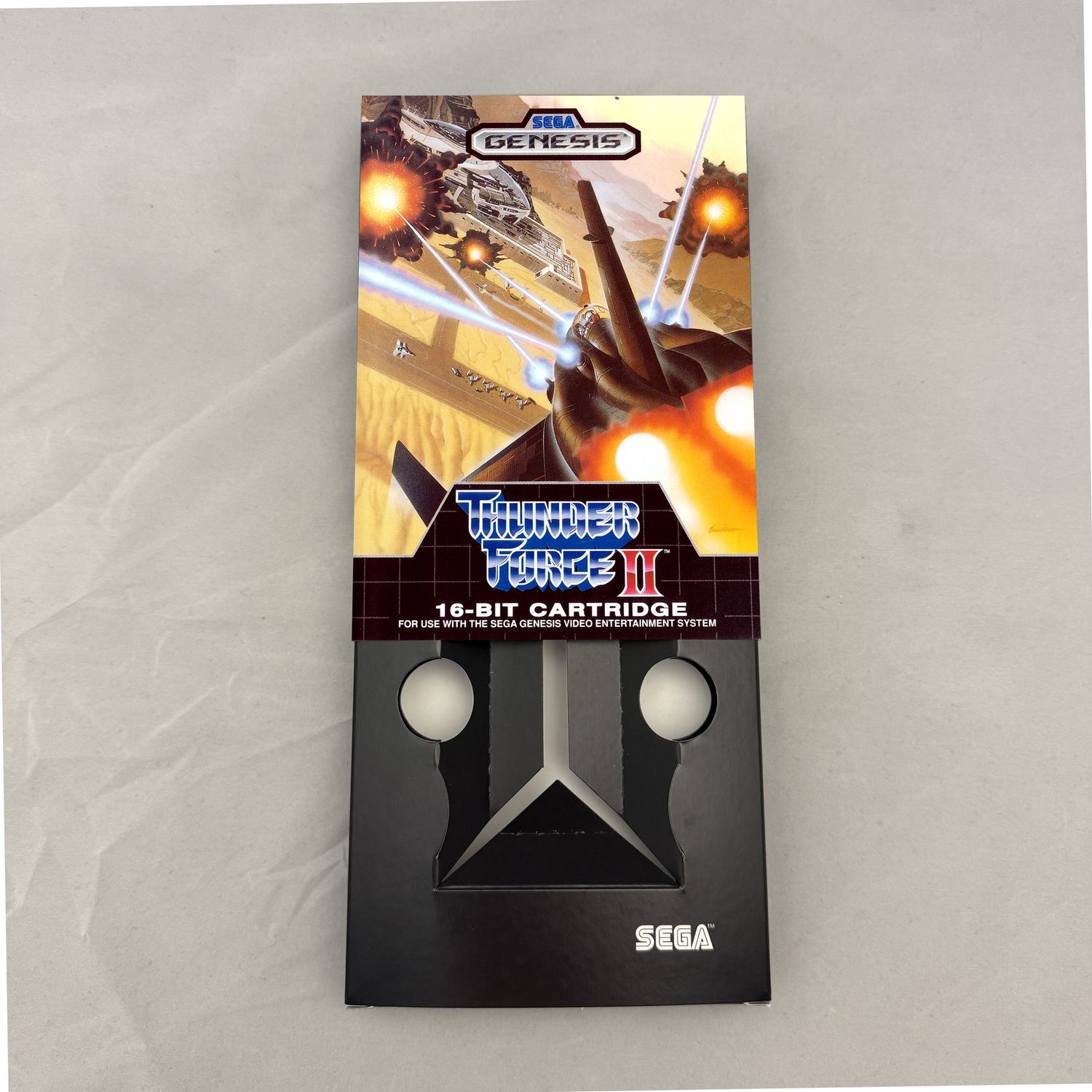 Thunder Force II | NTSC | Sega Genesis | Genesis | En | Reproduction Box and Inner Tray