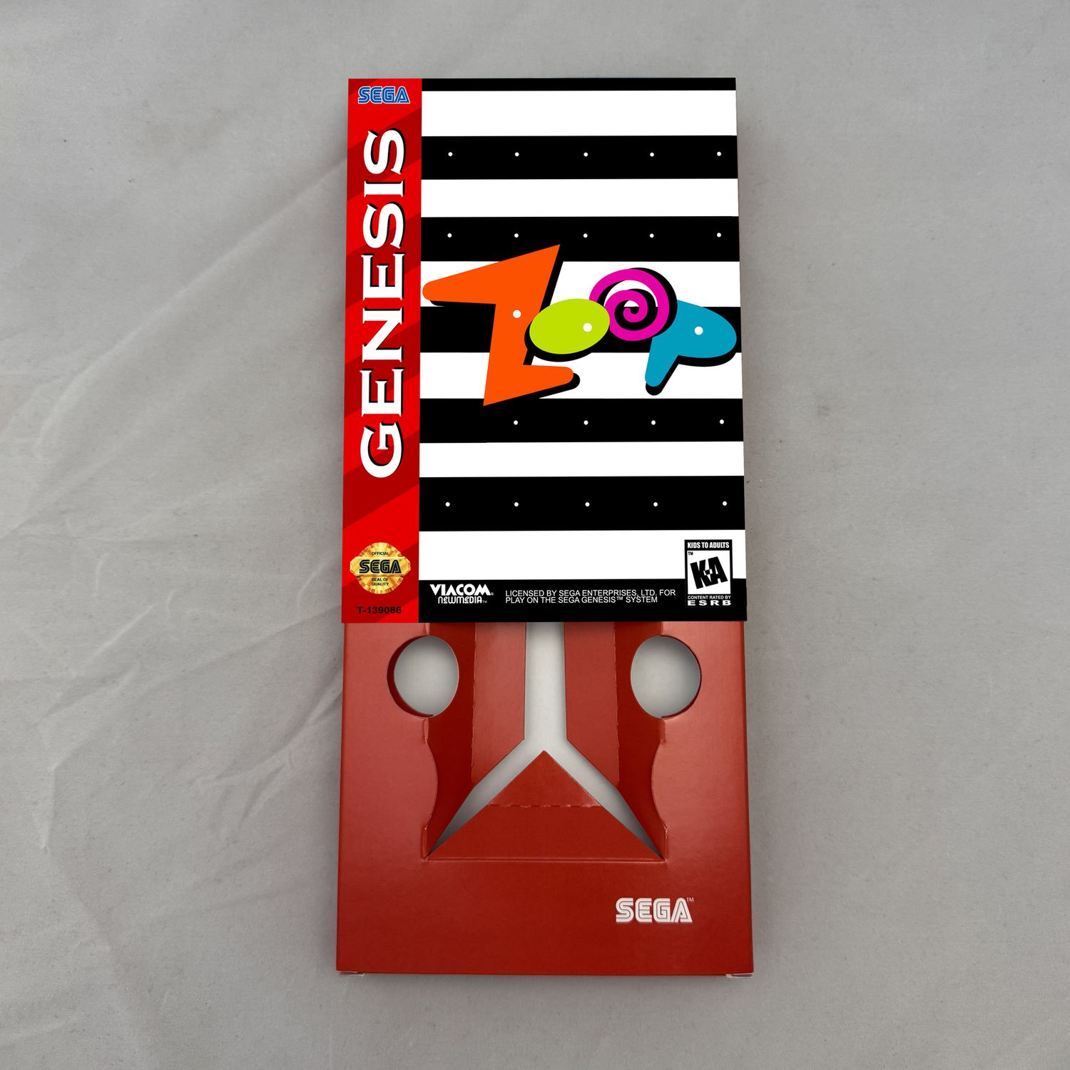 Zoop | NTSC | Sega Genesis | Genesis | En | Reproduction Box and Inner Tray