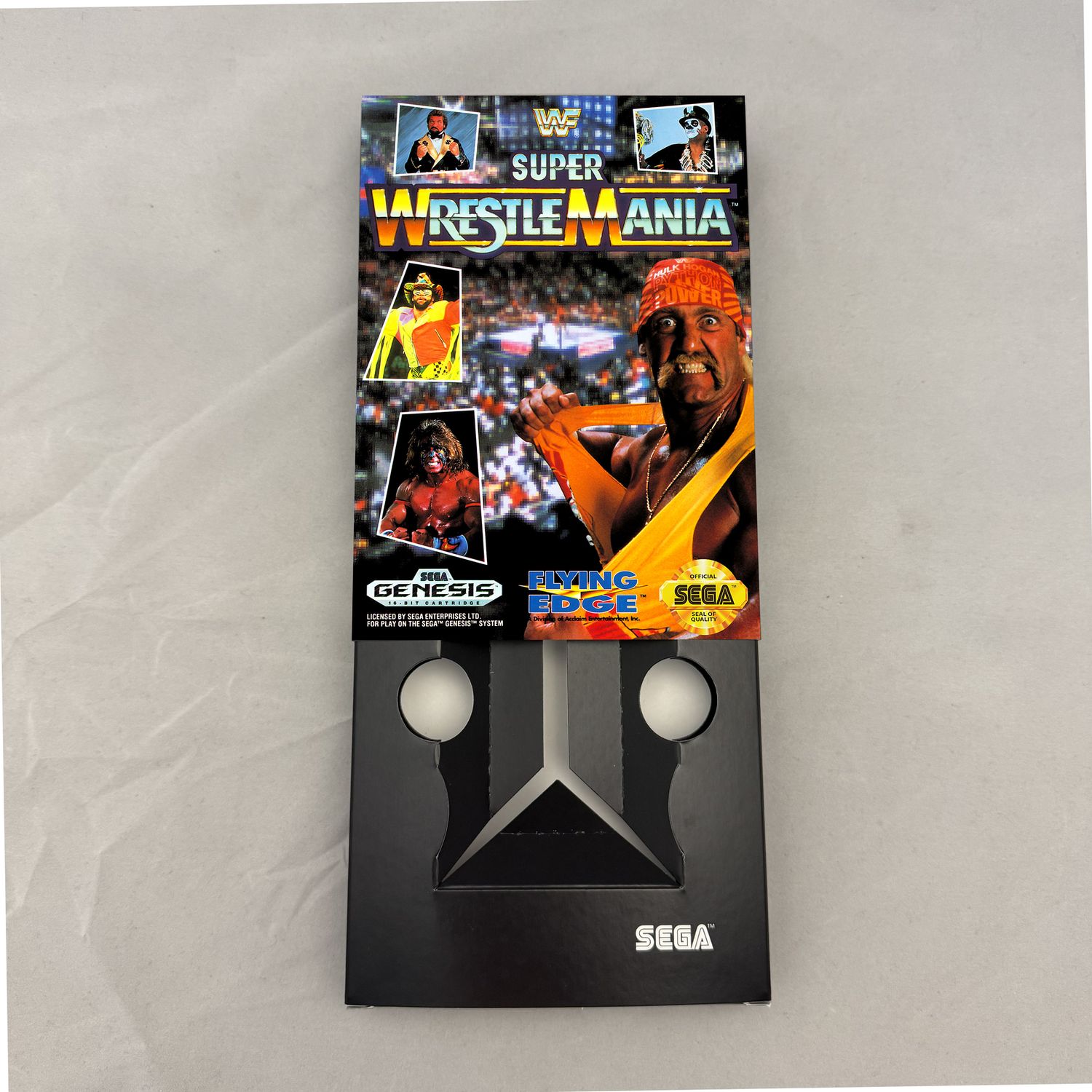 WWF Super Wrestlemania | NTSC | Sega Genesis | Genesis | En | Reproduction Box and Inner Tray