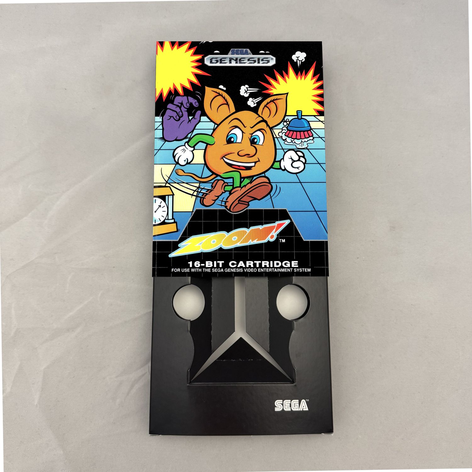 Zoom! | NTSC | Sega Genesis | Genesis | En | Reproduction Box and Inner Tray