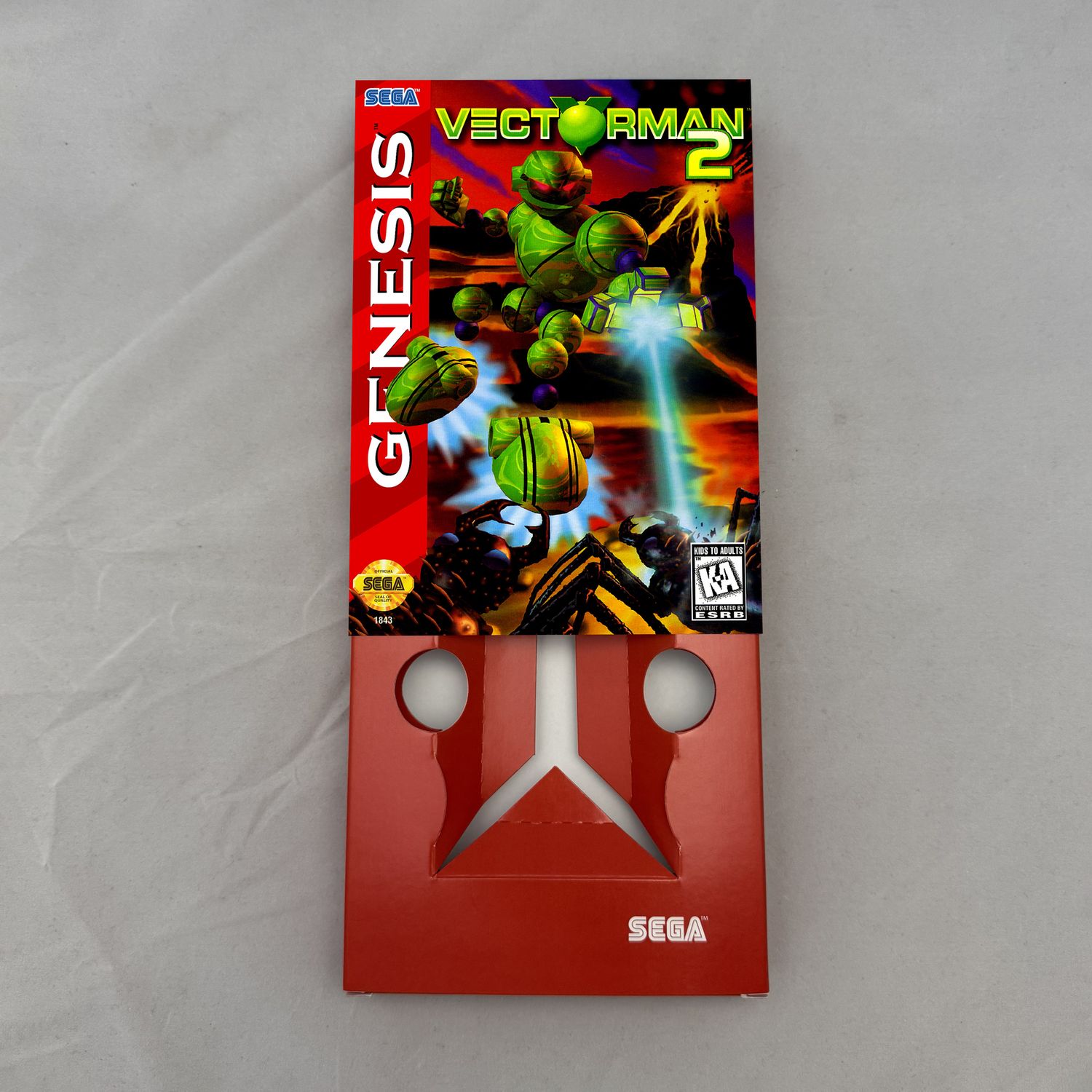 Vectorman 2 | NTSC | Sega Genesis | Genesis | En | Reproduction Box and Inner Tray