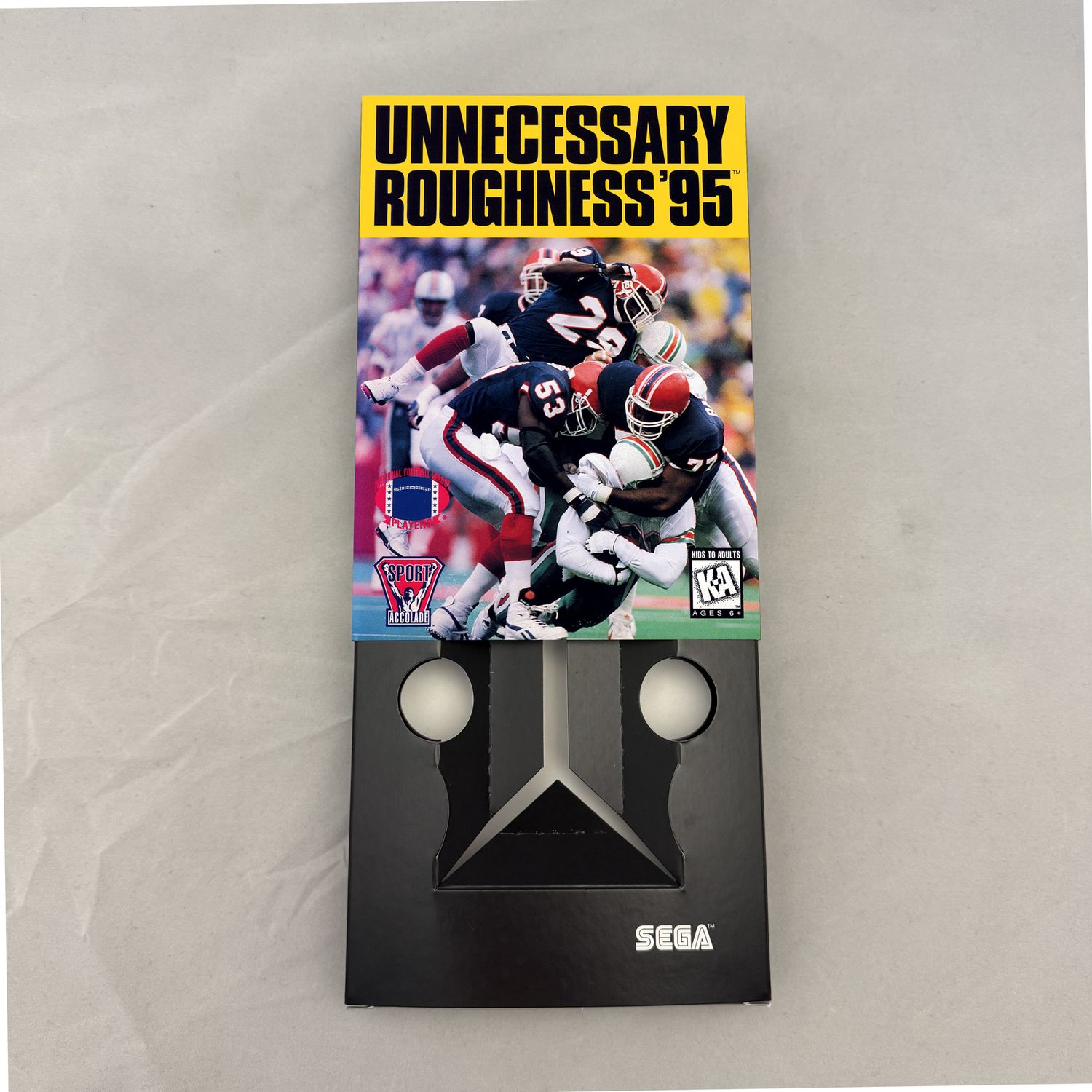 Unnecessary Roughness &#39;95 | NTSC | Sega Genesis | Genesis | En | Reproduction Box and Inner Tray