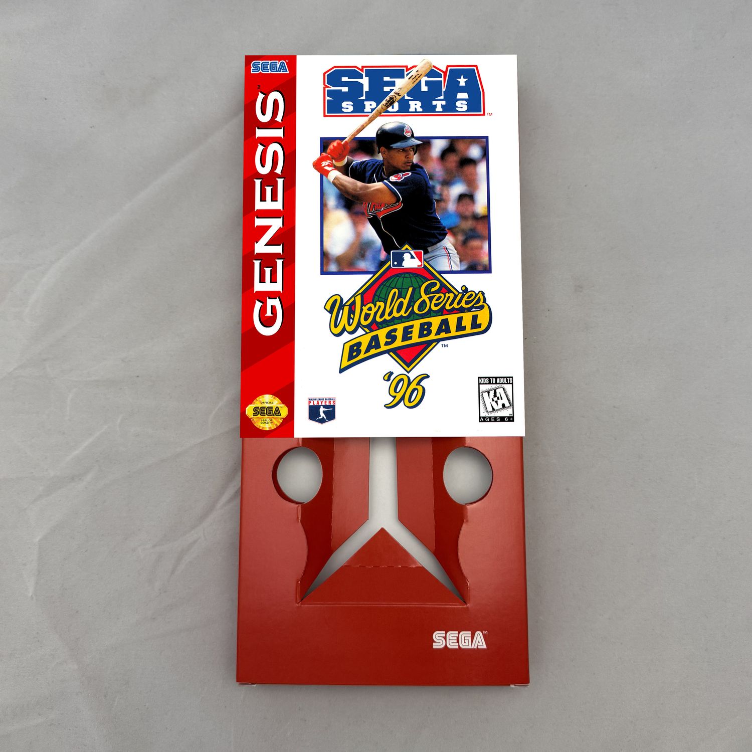 World Series Baseball &#39;96 | NTSC | Sega Genesis | Genesis | En | Reproduction Box and Inner Tray