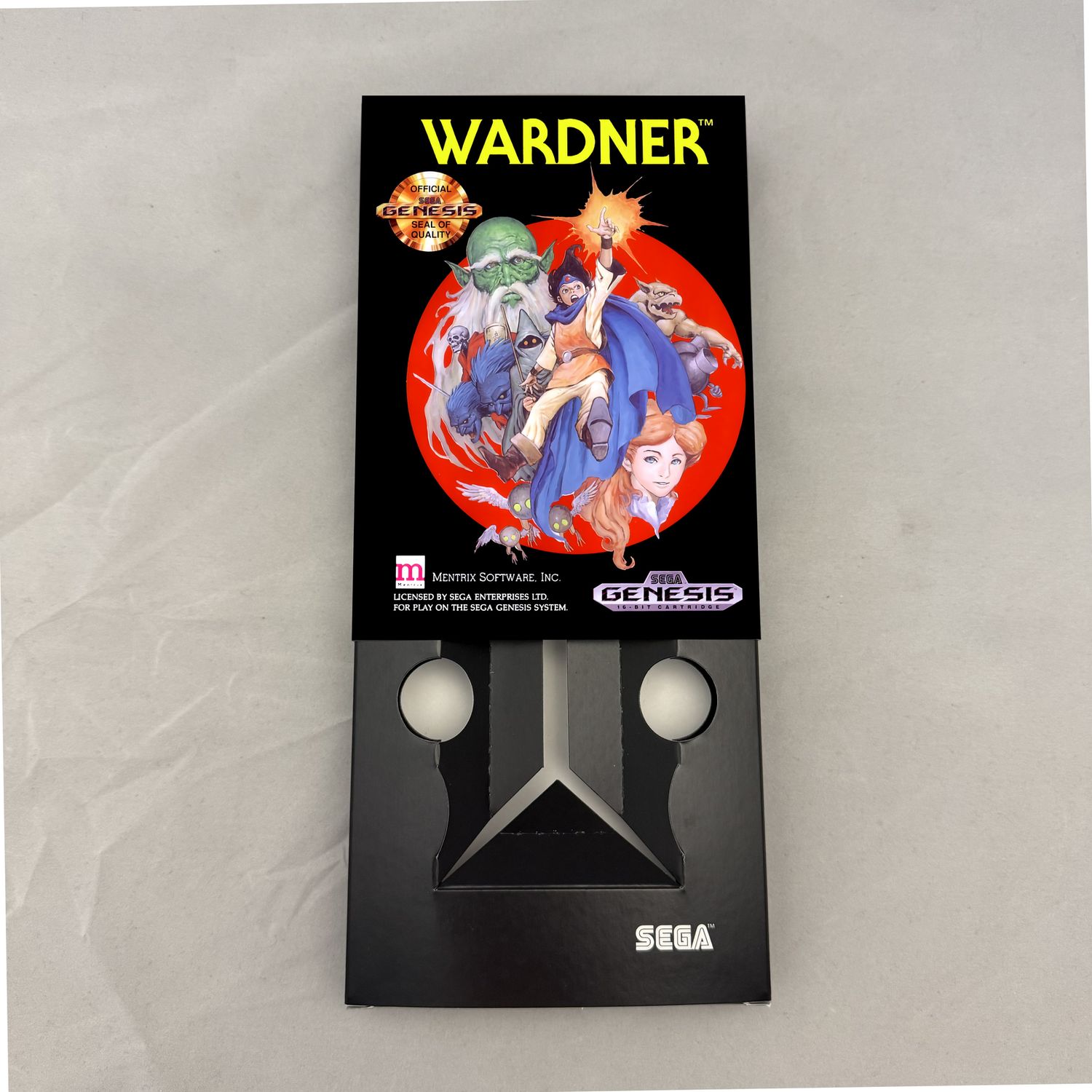 Wardner | NTSC | Sega Genesis | Genesis | En | Reproduction Box and Inner Tray