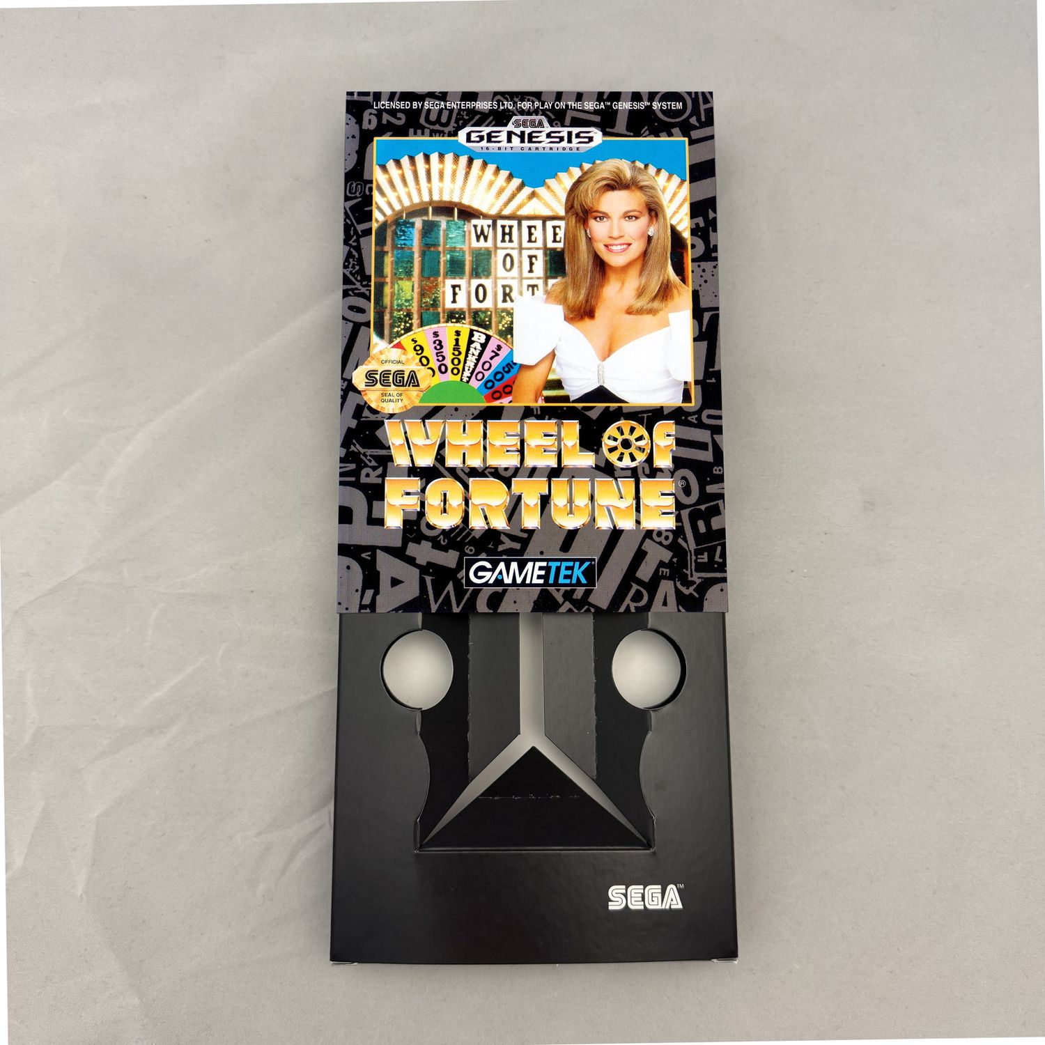 Wheel of Fortune | NTSC | Sega Genesis | Genesis | En | Reproduction Box and Inner Tray