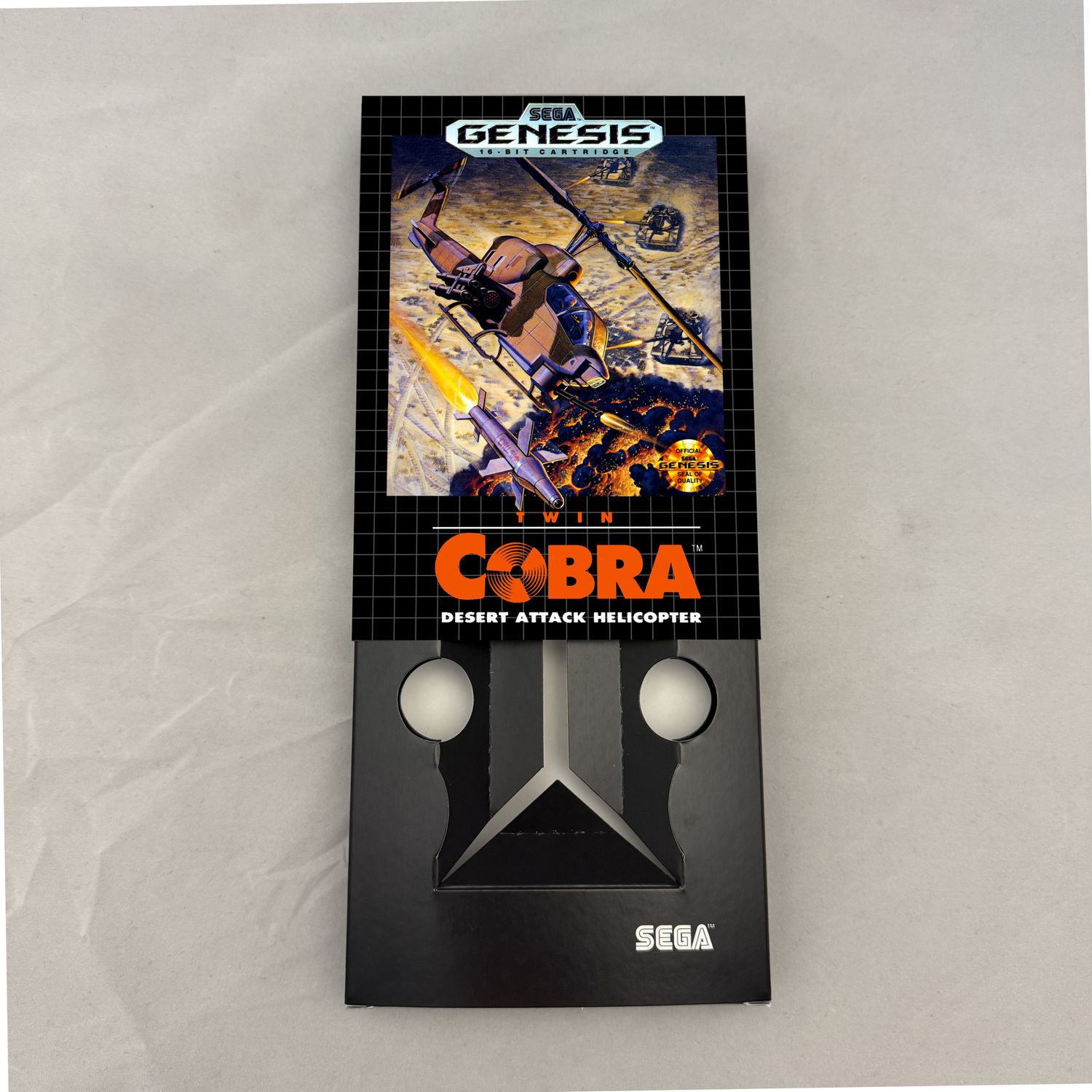 Twin Cobra | NTSC | Sega Genesis | Genesis | En | Reproduction Box and Inner Tray