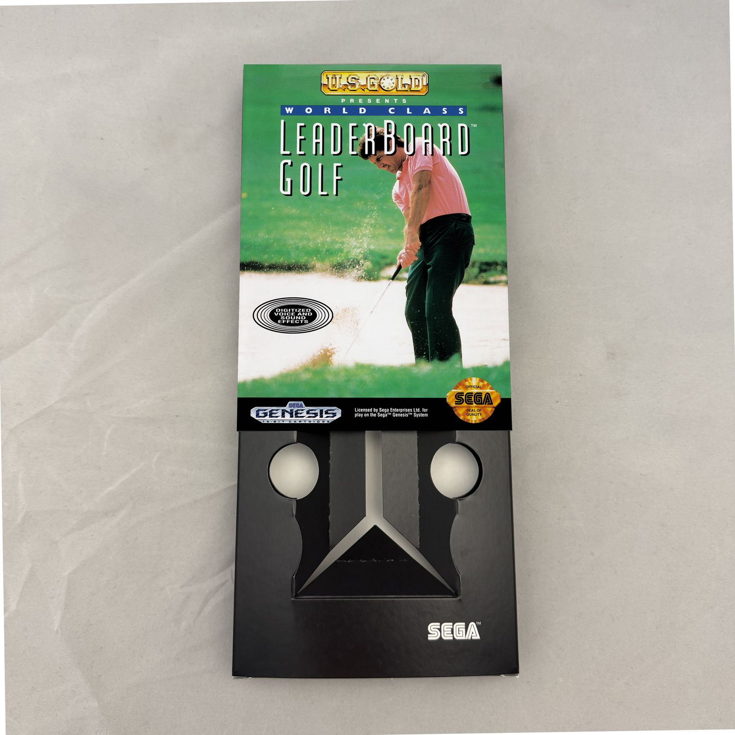 World Class Leaderboard Golf | NTSC | Sega Genesis | Genesis | En | Reproduction Box and Inner Tray