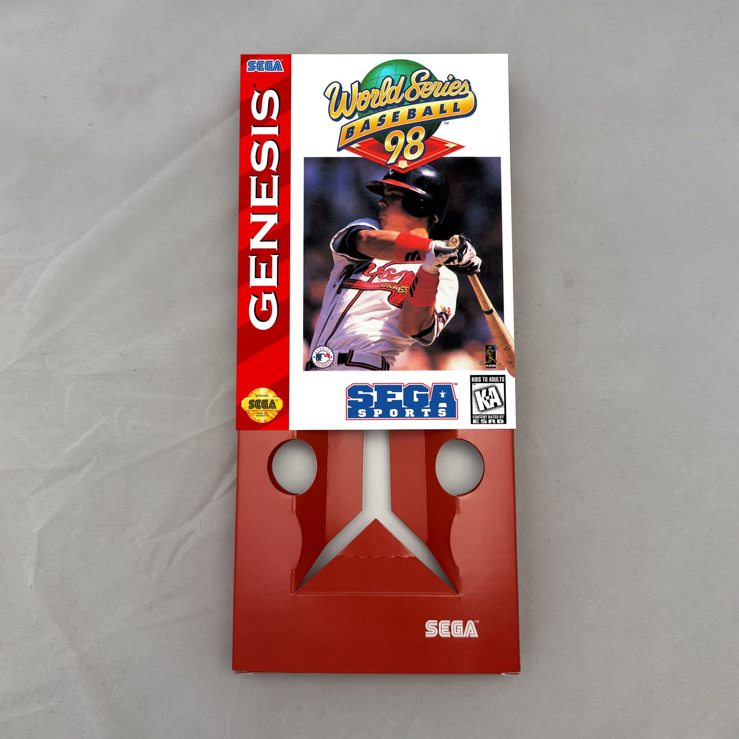 World Series Baseball &#39;98 | NTSC | Sega Genesis | Genesis | En | Reproduction Box and Inner Tray