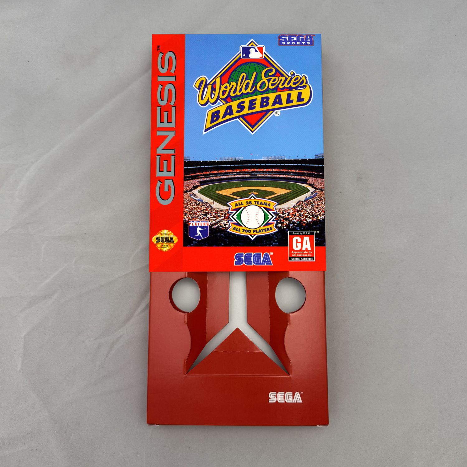 World Series Baseball | NTSC | Sega Genesis | Genesis | En | Reproduction Box and Inner Tray