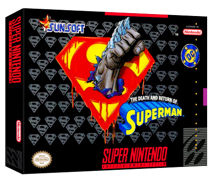 The Death and Return of Superman Reproduction Box