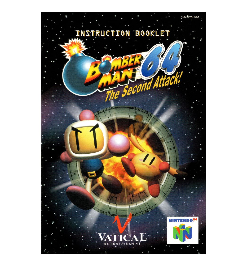 Bomberman 64 Second Attack Reproduction Manual
