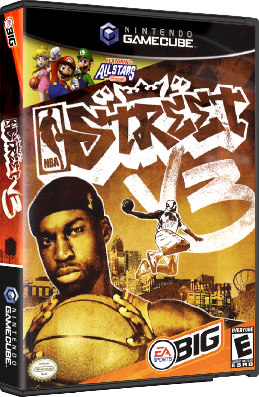 NBA Street V3 | NTSC | Gamecube | GC | En | Reproduction Case and Booklet - NO GAME