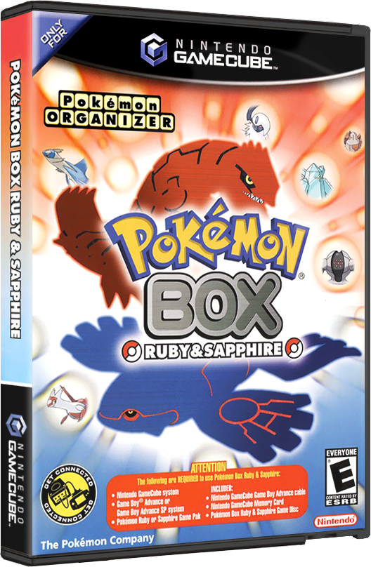 Pokemon Box Ruby and Sapphire | NTSC | Gamecube | GC | En | Reproduction Case and Booklet - NO GAME