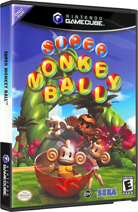 Super Monkey Ball | NTSC | Gamecube | GC | En | Reproduction Case and Booklet - NO GAME