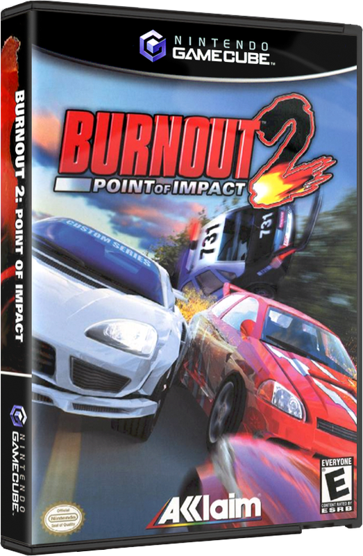 Burnout 2 | NTSC | Gamecube | GC | En | Reproduction Case and Booklet - NO GAME