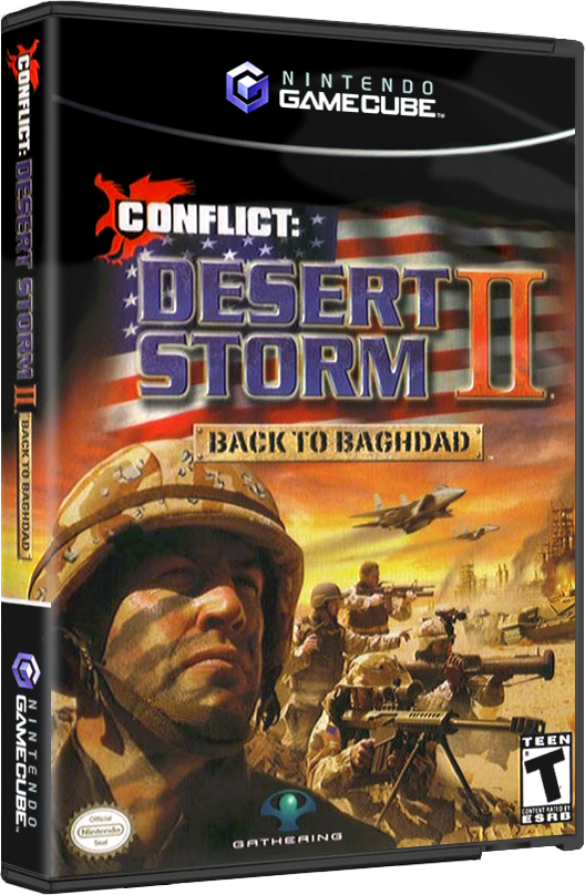 Conflict Desert Storm 2 | NTSC | Gamecube | GC | En | Reproduction Case and Booklet - NO GAME
