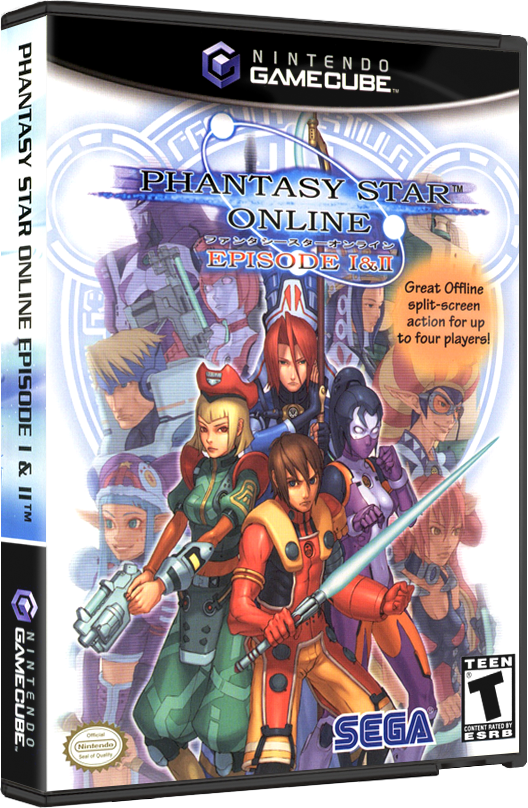 Phantasy Star Online Episode I and II | NTSC | Gamecube | GC | En | Reproduction Case and Booklet - NO GAME
