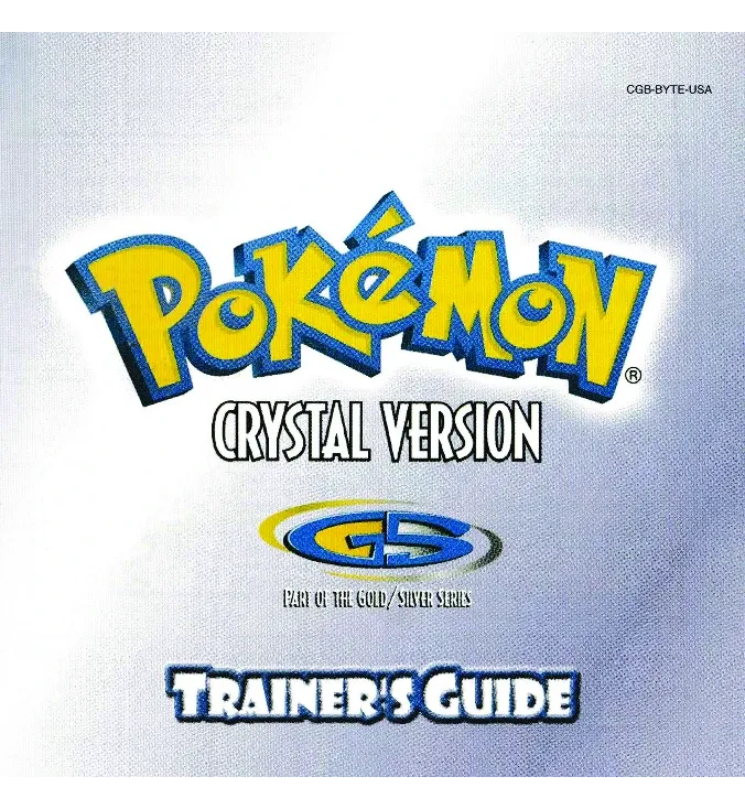 Pokemon Crystal Reproduction Manual