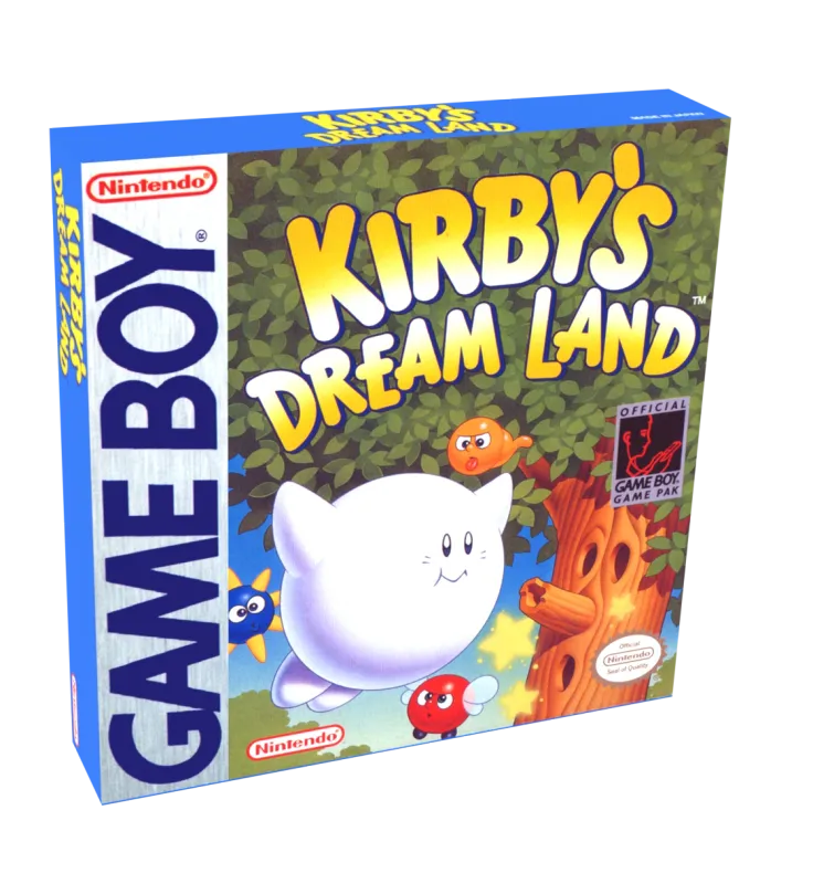 Kirby's Dream Land Reproduction Box