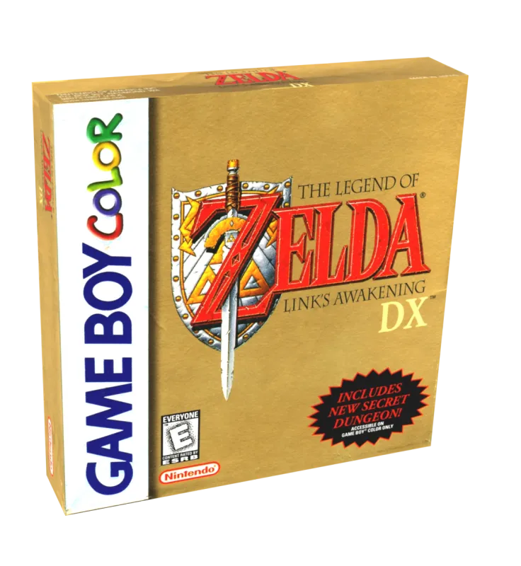 The Legend of Zelda Link's Awakening DX Reproduction Box